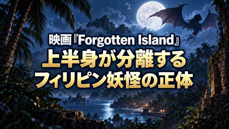 映画『Forgotten Island』のマナナンガル｜上半身が分離するフィリピン妖怪の正体