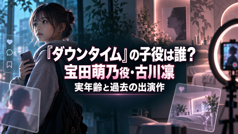 『ダウンタイム』の子役は古川凛ちゃん！宝田萌乃役の実年齢と過去の出演作