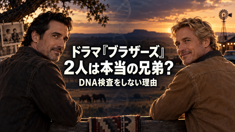 ドラマ『ブラザーズ』の2人は本当の兄弟？DNA検査をしない理由と噂の発端