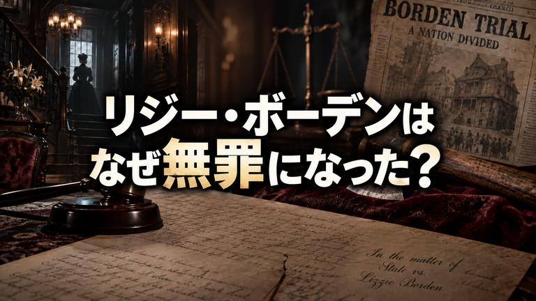 リジー・ボーデンはなぜ無罪になった？Netflix『モンスター』と実際の裁判