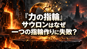 『力の指輪』サウロンはなぜ一つの指輪作りに失敗？ケレブリンボール亡き後の鋳造法
