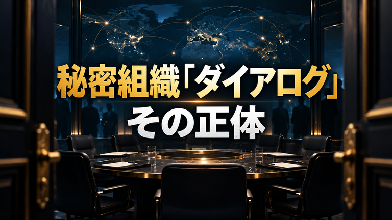 秘密組織「ダイアログ」とは｜流出情報とピーター・ティール・河野太郎の関係