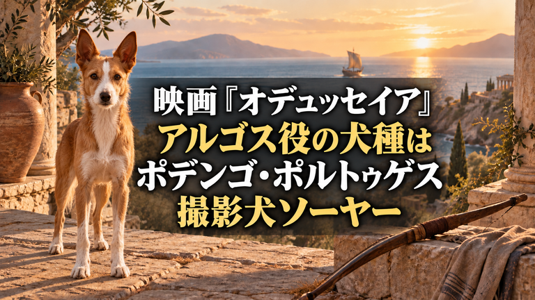 映画『オデュッセイア』アルゴス役の犬種はポデンゴ・ポルトゥゲス！撮影犬ソーヤーを紹介