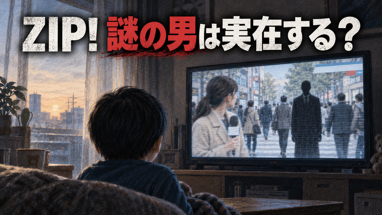 『ZIP!』の謎の男は実在する？SNSで広がる「存在しないテレビ番組」の正体