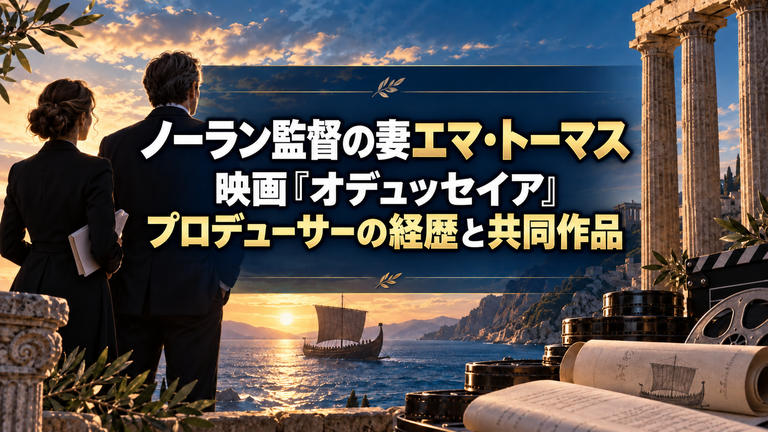 エマ・トーマスはノーラン監督の妻！『オデュッセイア』プロデューサーの経歴と共同作品