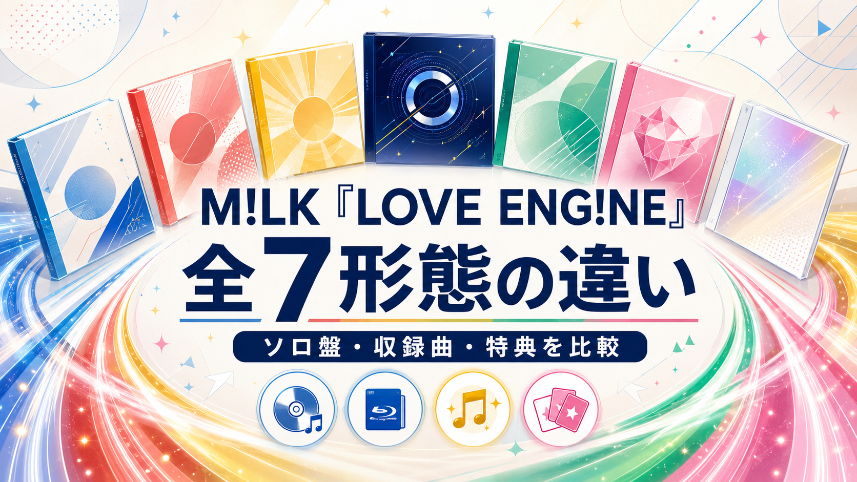 M!LK『LOVE ENG!NE』全7形態の違いは？