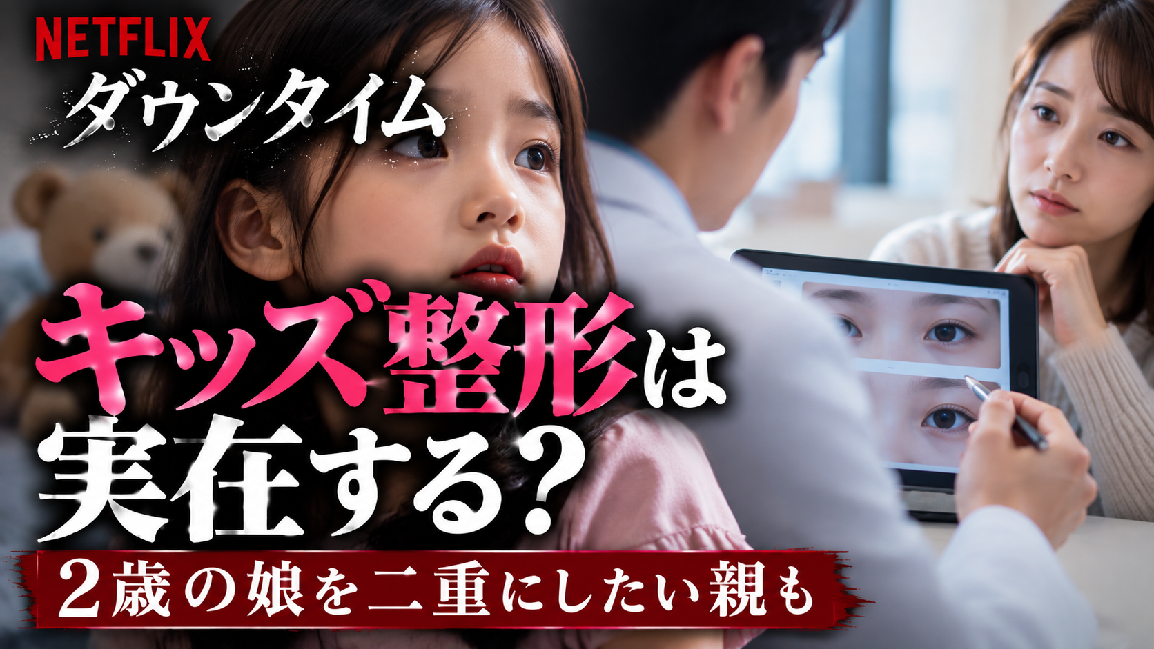 Netflix『ダウンタイム』のキッズ整形は実在する？